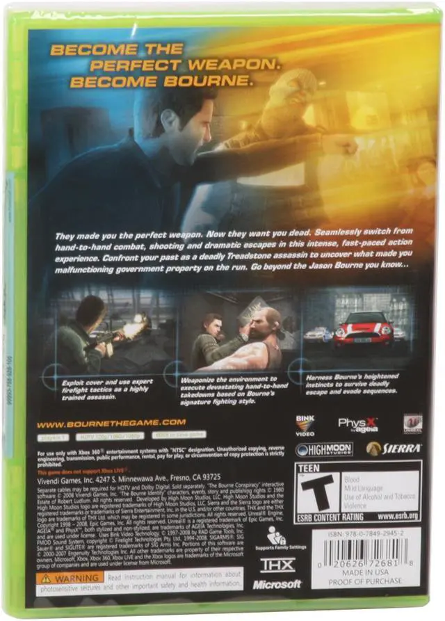 Alt view image 2 of 19 - Robert Ludlum's The Bourne Conspiracy Xbox 360 Game