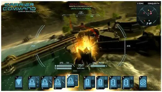 Alt view image 8 of 8 - Carrier Command: Gaea Mission Xbox 360 Game
