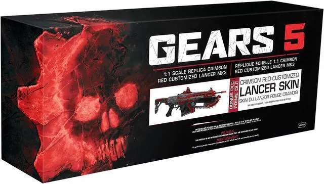 Alt view image 9 of 9 - PDP - Gears 5 Prop Replica Crimson Lancer MK3