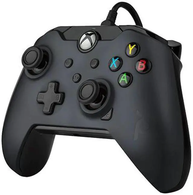Alt view image 2 of 4 - PDP 049-012-NA-BK Gaming Wired Controller for Xbox Series X|S, Xbox One Raven Black