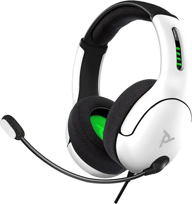 Main image of PDP 049-015-NA-WH LVL50 Wired Stereo Gaming Headset: White White