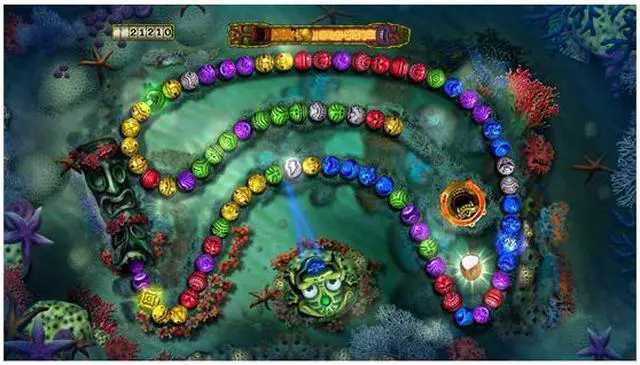 Alt view image 3 of 5 - Zuma's Revenge/Bewjeweled 3/Feeding Frenzy 2 Xbox 360 Game