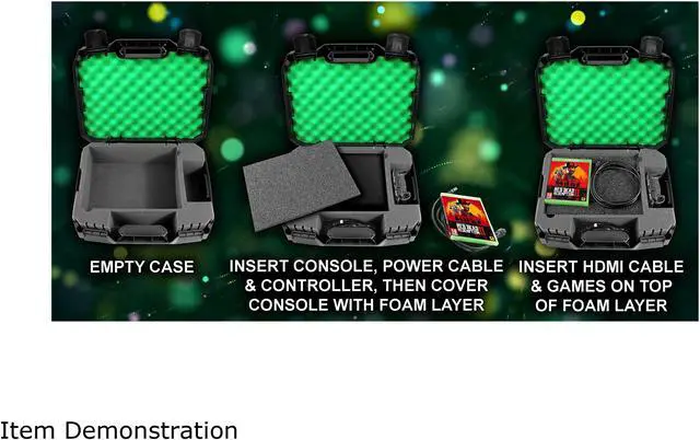 Alt view image 5 of 6 - CASEMATIX - Travel Hard Shell Case Compatible with Xbox One X and Accessories
