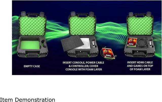 Alt view image 2 of 5 - CASEMATIX Console Carrying Travel Case Custom Designed to fit Xbox One S 1TB