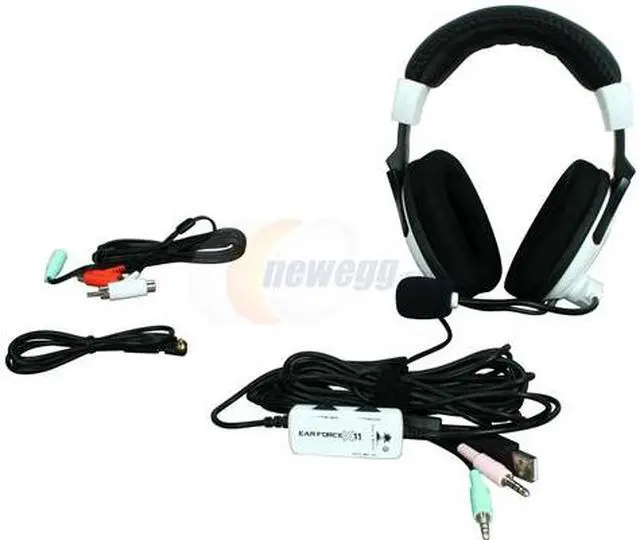 Alt view image 5 of 6 - Turtle Beach Ear Force X11 Amplified Stereo Headset with chat