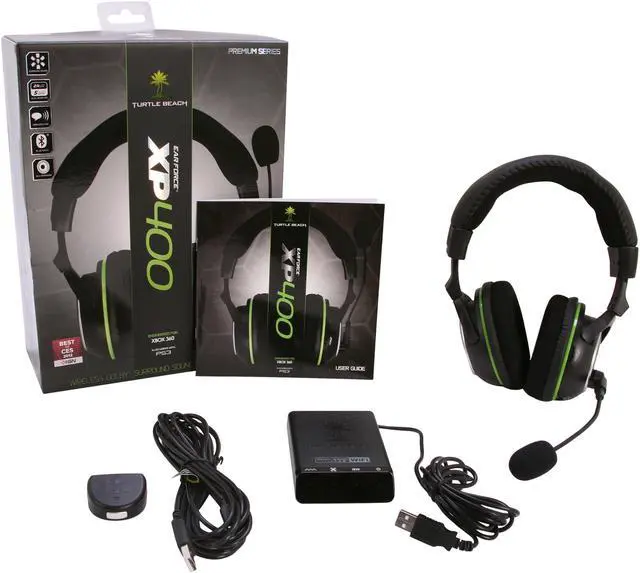 Alt view image 7 of 7 - Turtle Beach Ear Force XP400 Wireless Dolby Surround Sound + Wireless Chat Gaming Headset