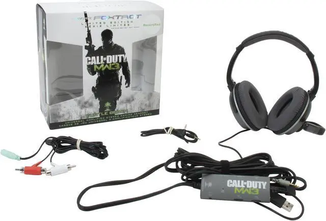 Alt view image 6 of 6 - Turtle Beach Call of Duty Modern Warfare 3 Ear Force Foxtrot Headset For PS4/PS3/Xbox360/PC/MAC