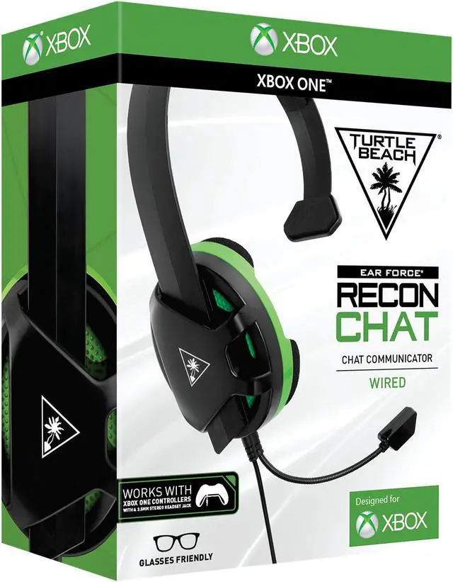 Alt view image 7 of 7 - Turtle Beach Recon Chat Wired Gaming Headset for Xbox Series X|S, Xbox One & PC - Black/Green
