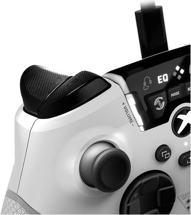 Alt view image 6 of 8 - Turtle Beach Recon Wired Gaming Controller for Xbox Series X|S, Xbox One & PC - White