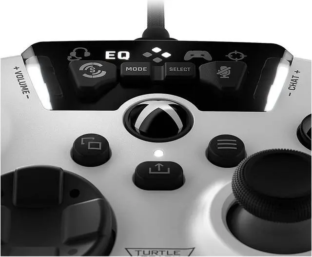 Alt view image 7 of 8 - Turtle Beach Recon Wired Gaming Controller for Xbox Series X|S, Xbox One & PC - White