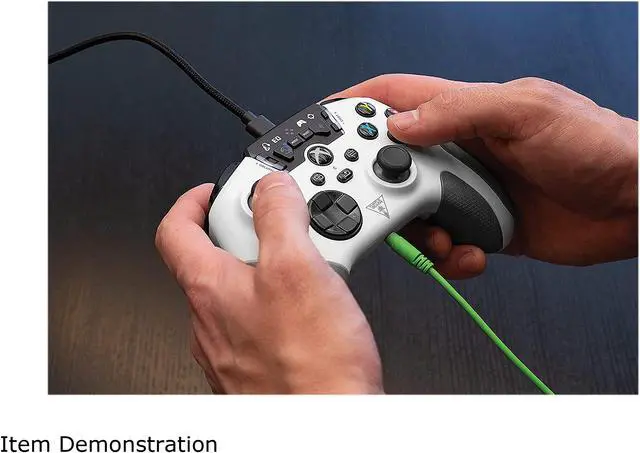 Alt view image 8 of 8 - Turtle Beach Recon Wired Gaming Controller for Xbox Series X|S, Xbox One & PC - White