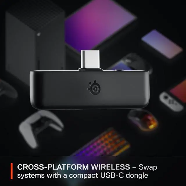 Alt view image 12 of 15 - SteelSeries Arctis Nova 5X Wireless Headset Xbox, PC, PS, Switch - Black
