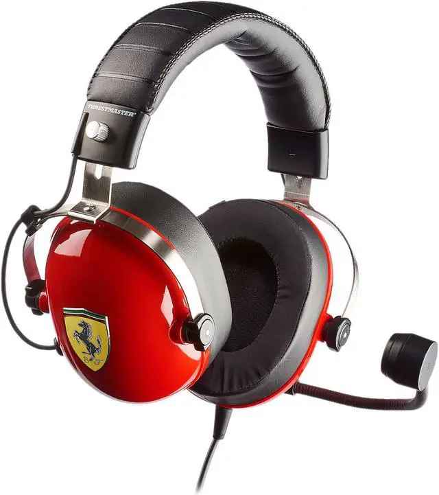Alt view image 2 of 5 - Thrustmaster T.Racing Scuderia Ferrari Edition Gaming Headset(PS5, PS4, Xbox Series X|S, One, PC)