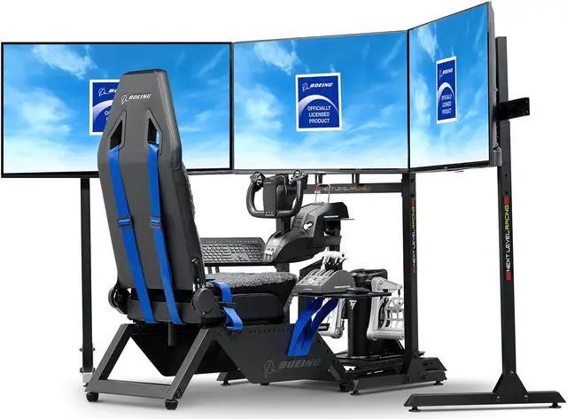 Alt view image 4 of 4 - Next Level Racing Flight Simulator Boeing Commercial Edition NLR-S027