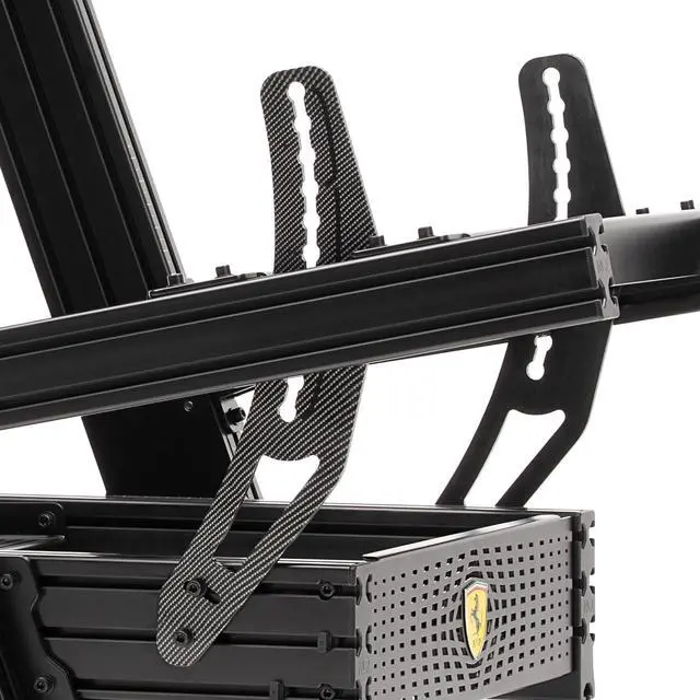 Alt view image 5 of 5 - Next Level Racing F-GT Elite 160 Scuderia Ferrari Edition - Aluminum, Carbon Steel - Black NLR-E048