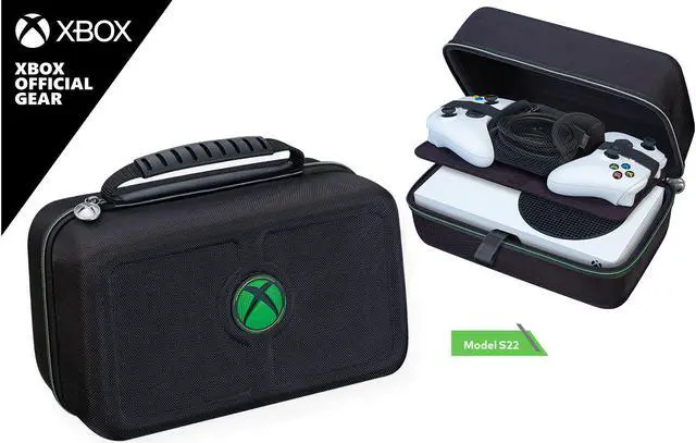 Alt view image 3 of 3 - RDS Industries S22 Xbox Series S Game Traveler System Case Black