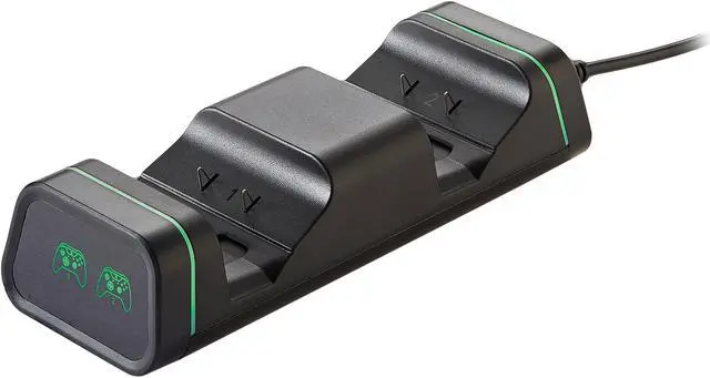 Alt view image 2 of 4 - Verbatim 70728 Dual Charging Stand for use with Xbox Wireless Controller Black