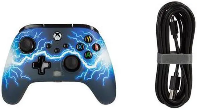 Alt view image 8 of 8 - PowerA APA-1521745-02 Xbox Series X Wired Enhanced Controller Arc Lighting