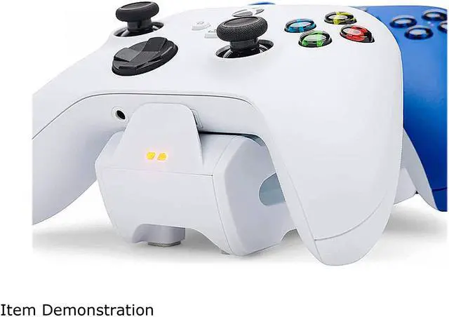 Alt view image 4 of 5 - PowerA APA-1524375-01 Dual Charger Dock White