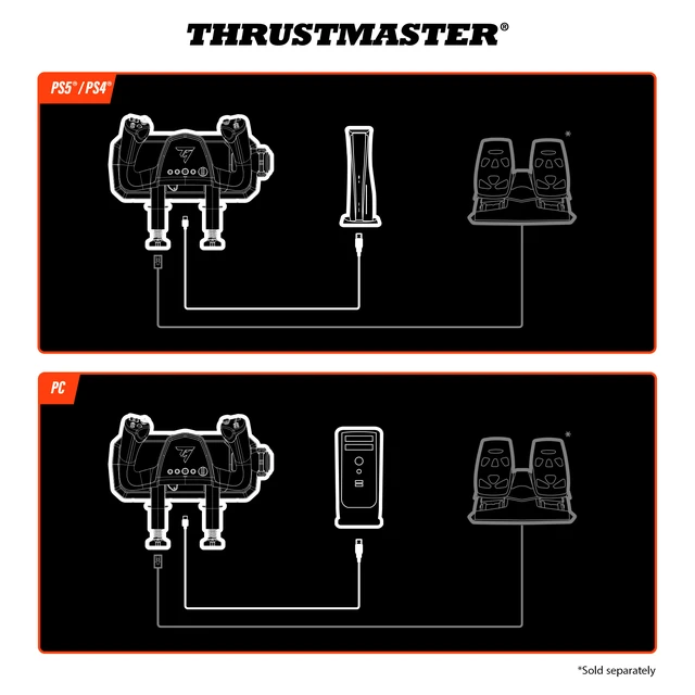 Alt view image 8 of 8 - Thrustmaster Sky Yoke - PS5, PC