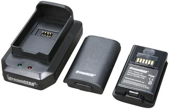 Alt view image 8 of 9 - dreamGEAR XBOX 360 6 in 1 Starter Kit Black