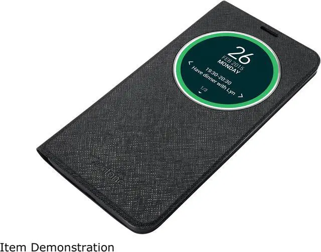 Alt view image 3 of 5 - ASUS Black ZenFone 2 View Flip Cover Deluxe (ZE551ML) 90AC00F0-BCV006