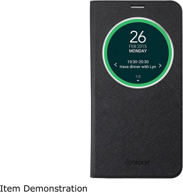 Main image of ASUS Black ZenFone 2 View Flip Cover Deluxe (ZE551ML) 90AC00F0-BCV006