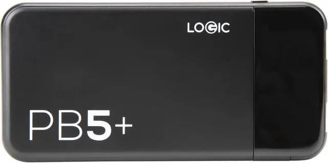 Alt view image 2 of 7 - Logic PB5+ Dual Charging 5000 mAh Power Bank - Black
