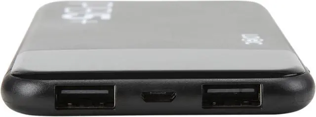 Alt view image 5 of 7 - Logic PB5+ Dual Charging 5000 mAh Power Bank - Black