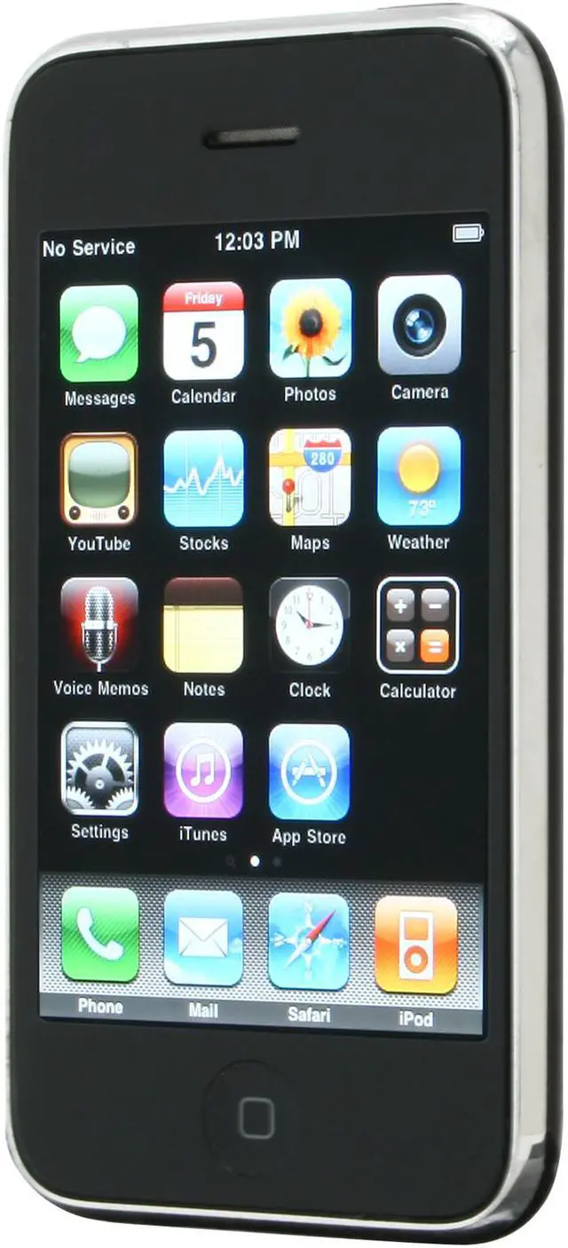 Alt view image 2 of 8 - Apple iPhone 3G 16GB Black for AT&T Service only MB048LL/A
