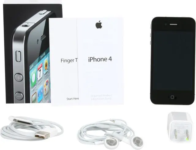 Alt view image 8 of 8 - Apple iPhone 4 Black 3G 16GB GSM Smart Phone for AT&T Only with Retina Display / HD Video Recording / Face Time (MC318LLA)