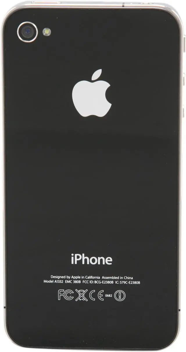 Alt view image 6 of 8 - Apple iPhone 4 MC319LL/A 32GB Black Smartphone for AT&T Only 3.5" Black