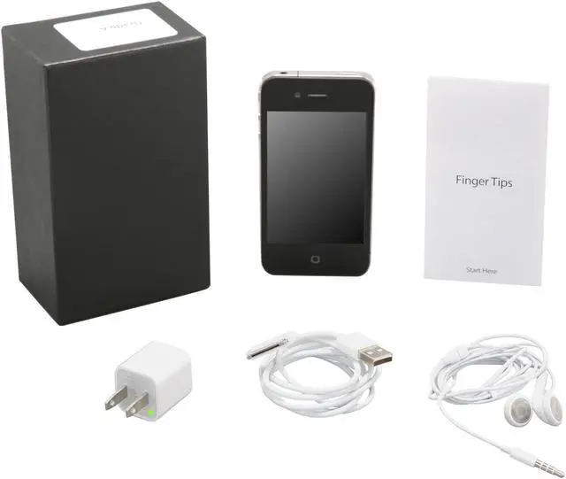 Alt view image 8 of 8 - Apple iPhone 4 MC319LL/A 32GB Black Smartphone for AT&T Only 3.5" Black