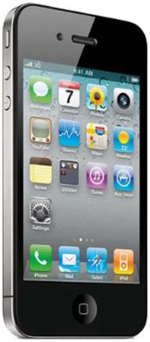 Alt view image 2 of 8 - Apple iPhone 4 MC319LL/A 32GB Black Smartphone for AT&T Only 3.5" Black