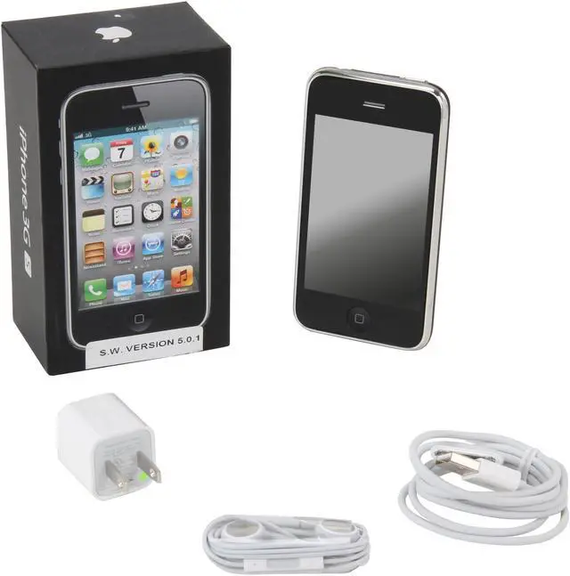 Alt view image 8 of 8 - Apple iPhone 3GS 8GB Black 3G AT&T CellPhone