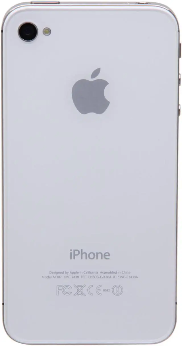 Alt view image 4 of 8 - Apple iPhone 4S 64GB White 3G Cell Phone w/ 8 MP Camera / A5 Processor For AT&T (MD272LL/A)