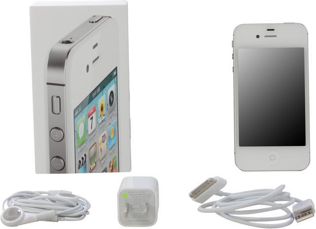 Alt view image 8 of 8 - Apple iPhone 4S 16GB White 3G Unlocked GSM Smart Phone / HD Video Recording / Intelligent Assistant Siri (MD237LL/A)