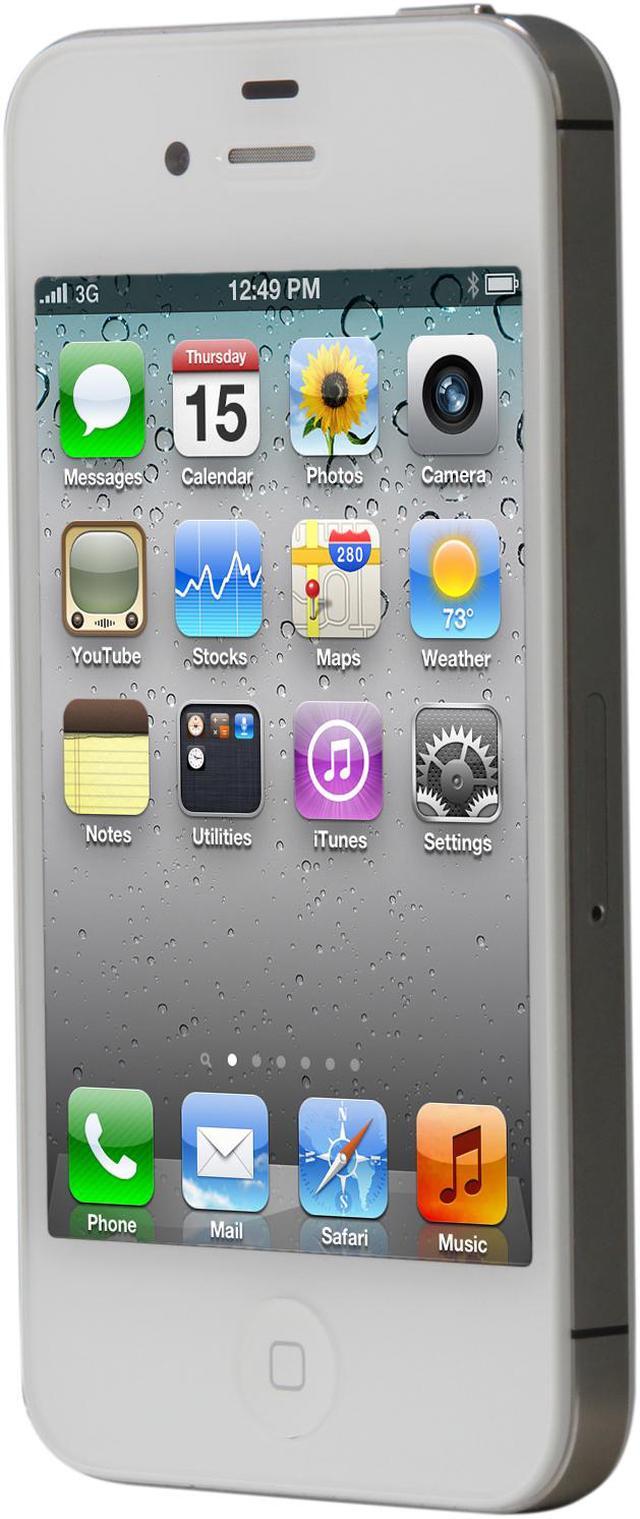 Alt view image 2 of 8 - Apple iPhone 4S 16GB White 3G Unlocked GSM Smart Phone / HD Video Recording / Intelligent Assistant Siri (MD237LL/A)