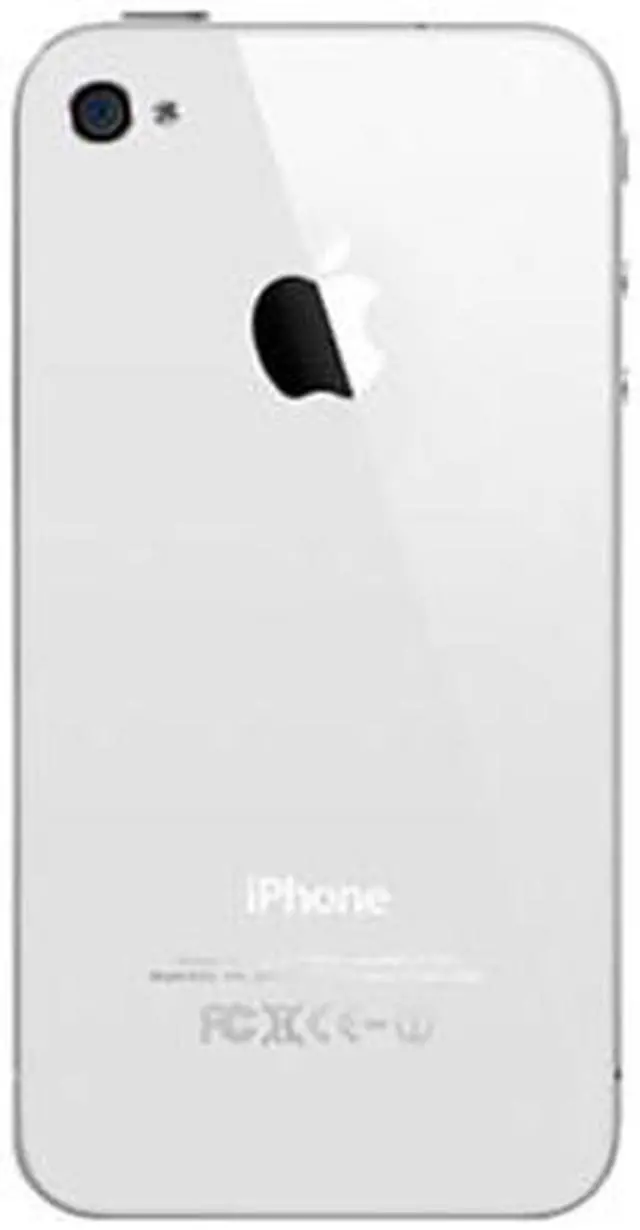 Alt view image 3 of 3 - Apple iPhone 4 MC536LLA White 3G 16GB GSM Smart Phone with Retina Display / HD Video Recording For AT&T Only