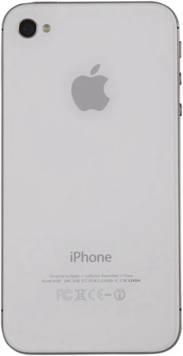 Alt view image 4 of 8 - Apple iPhone 4S 16GB MC920LL/A Cell Phone w/ 8 MP Camera / A5 Processor For AT&T (MC920LL/A) 3.5" White 512MB RAM