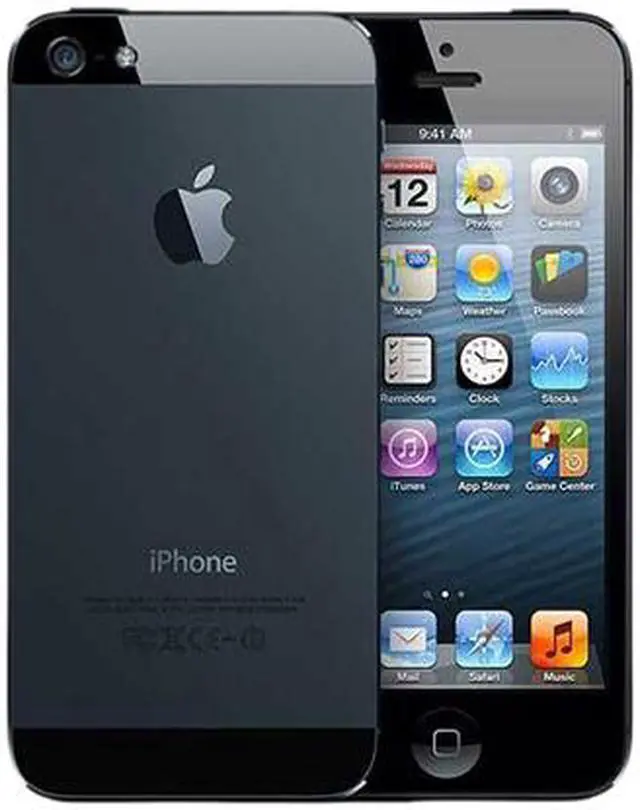 Alt view image 3 of 3 - Apple iPhone 5 MD654LL/A 3G/4G LTE Smart Phone with 4" Screen / iOS 6 / 16GB Memory for Verizon 4.0" Black