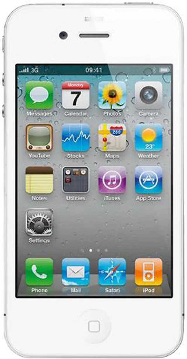 Main image of Apple iPhone 4 8GB ME799LL/A Unlocked GSM Cell Phone 3.5" White