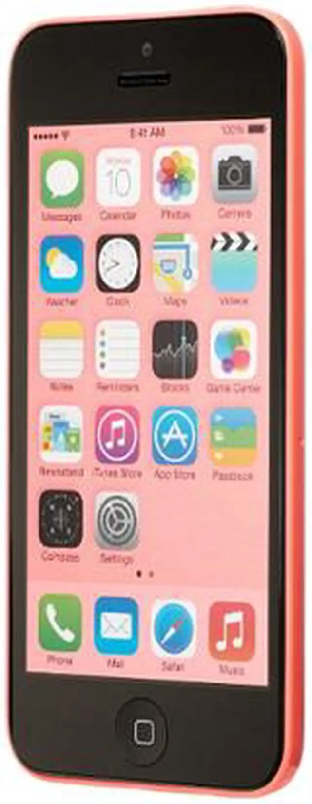 Alt view image 2 of 4 - Apple iPhone 5C Pink LTE 16GB Cell Phone, AT&T, B Grade