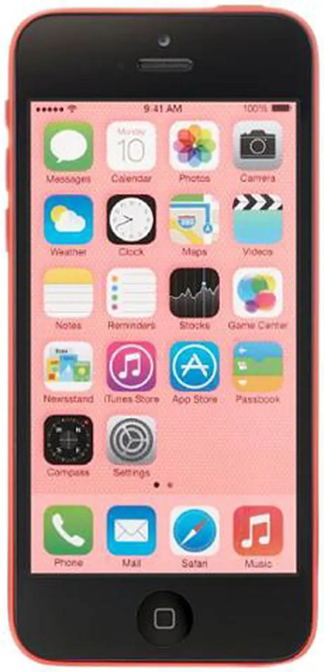 Main image of Apple iPhone 5C Pink LTE 16GB Cell Phone, AT&T, B Grade