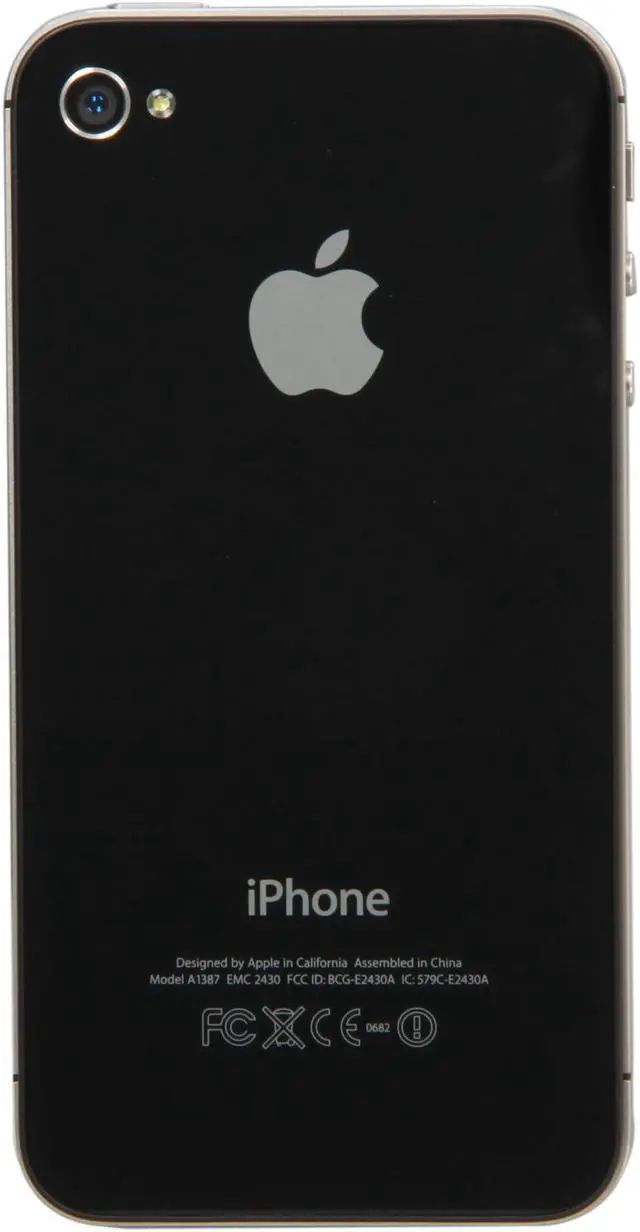 Alt view image 3 of 7 - Apple iPhone 4S 8GB MF263E/A Unlocked Cell Phone 3.5" Black