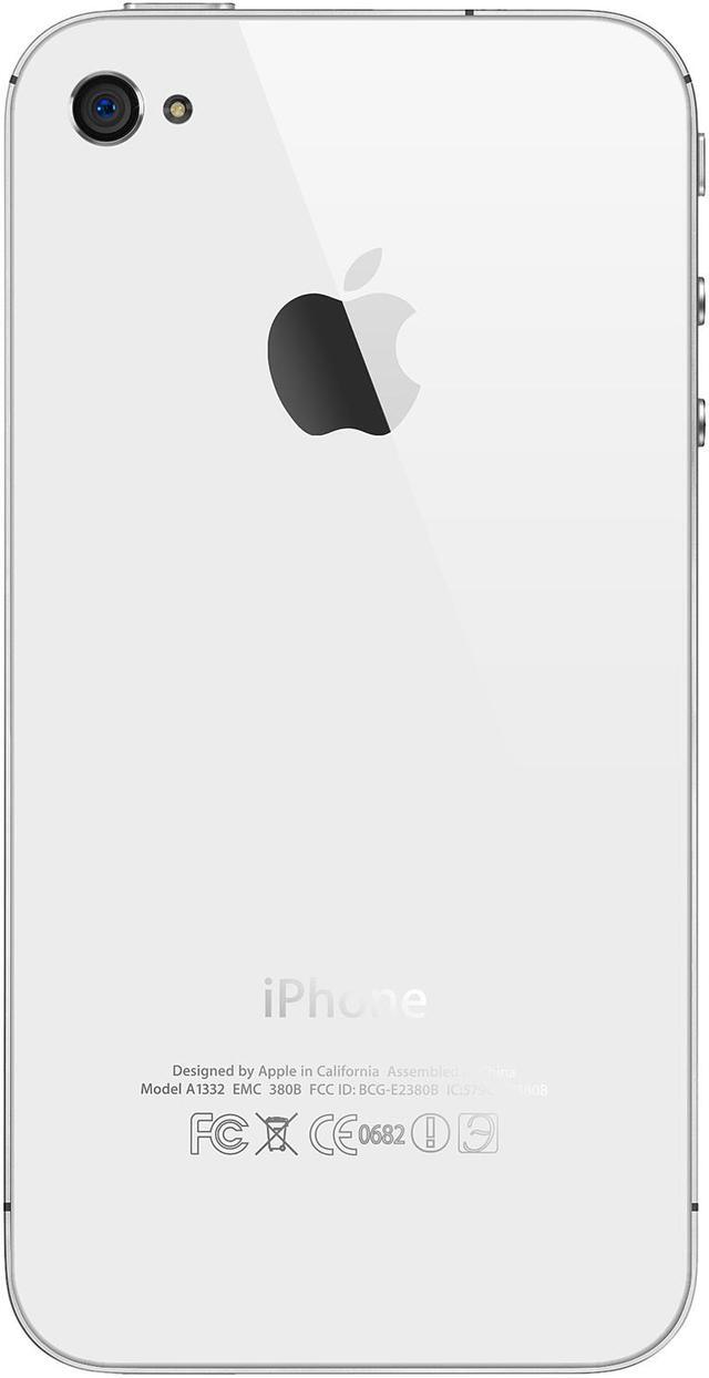 Alt view image 3 of 3 - Apple iPhone 4S MF264LL/A 3G Unlocked GSM Phone - Certified Refurbished 3.5" White 512MB RAM