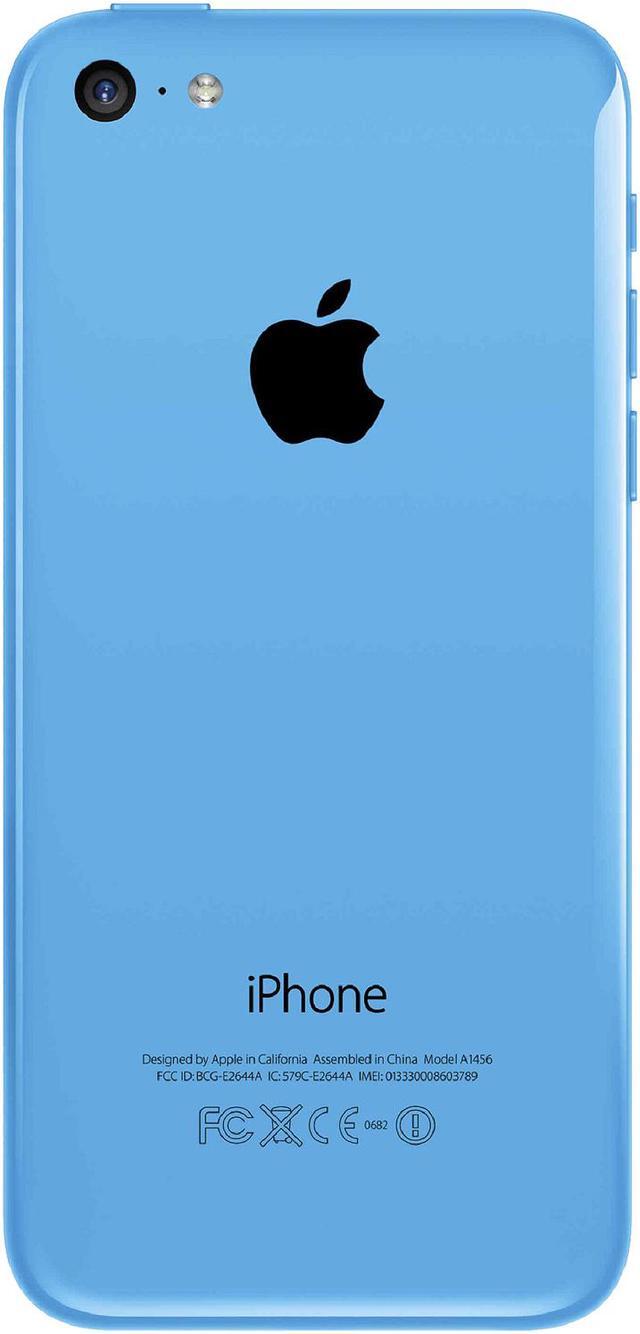 Alt view image 3 of 3 - Apple iPhone 5C ME495LL/A 4G LTE Unlocked GSM Phone - B Grade Refurbished 4.0" Blue 1GB RAM