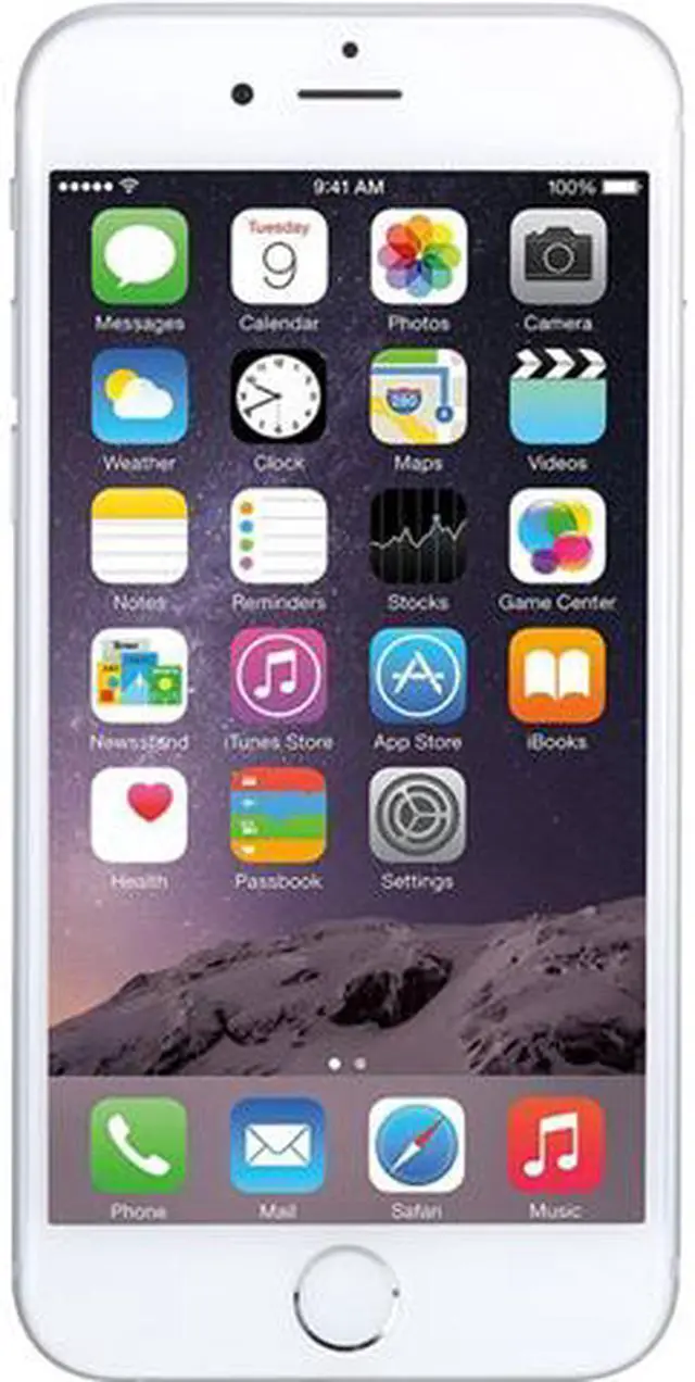 Main image of Apple iPhone 6 Plus 4G LTE Unlocked Cell Phone, Grade D2 5.5" Silver 1GB RAM