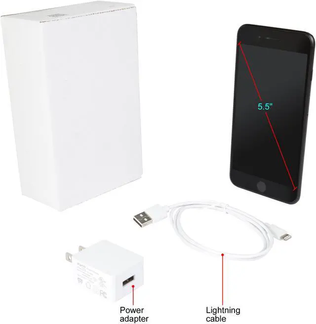 Alt view image 7 of 7 - Apple iPhone 7 Plus 4G LTE Unlocked Cell Phone 5.5" Black 3GB RAM