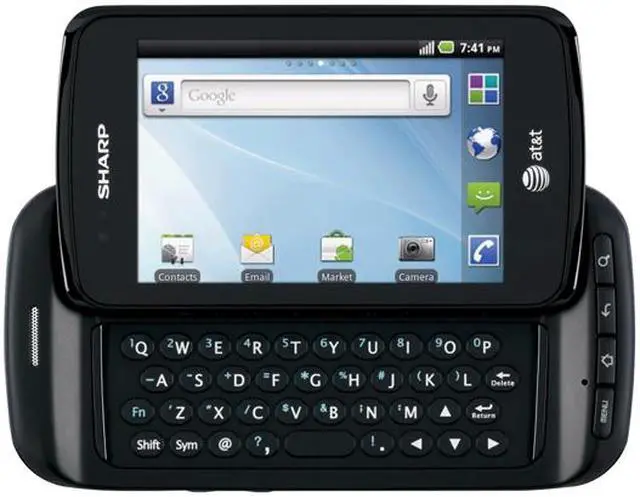 Main image of SHARP FX Plus ADS1 Unlocked GSM Android Cell Phone 3.2" Black